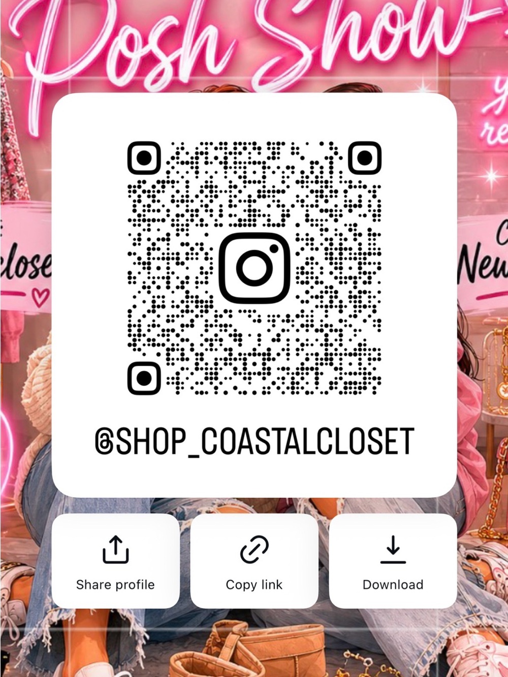 Follow us on Instagram QR Code